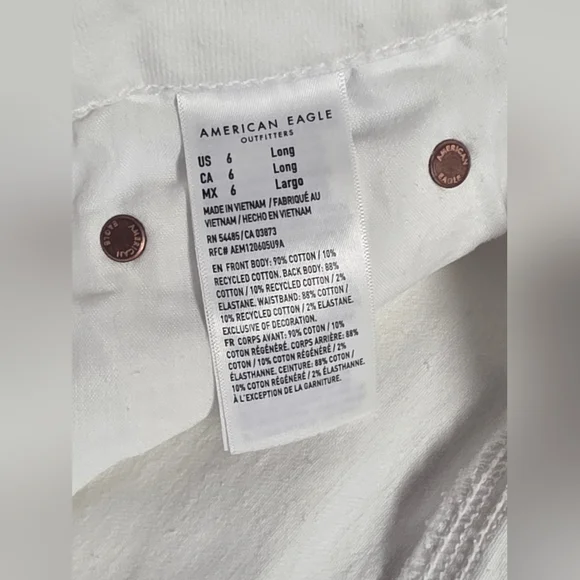 AE Dreamy Drape Stridgid Low Rise Baggy Wide Leg Cropped 6 Long - Picture 13 of 16